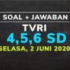 Soal TVRI Hari Selasa 2 Juni Kelas 4 5 6 Dan Jawabannya