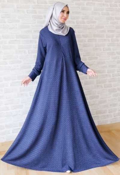 Baju Lebaran gamis polos