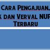 Cara Pengajuan,cek dan Verval NUPTK Terbaru