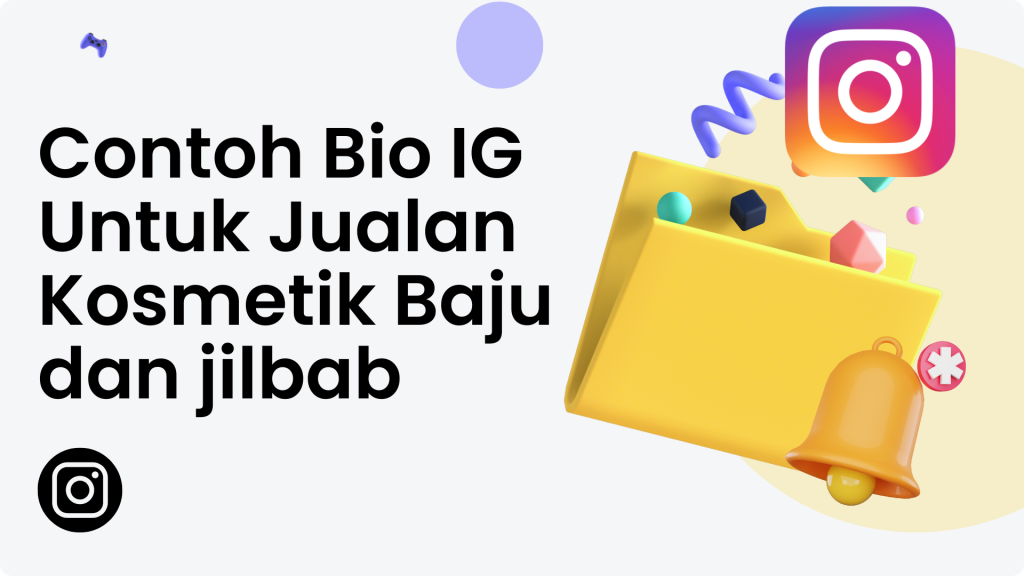 Contoh Bio IG Untuk Jualan Kosmetik Baju dan jilbab