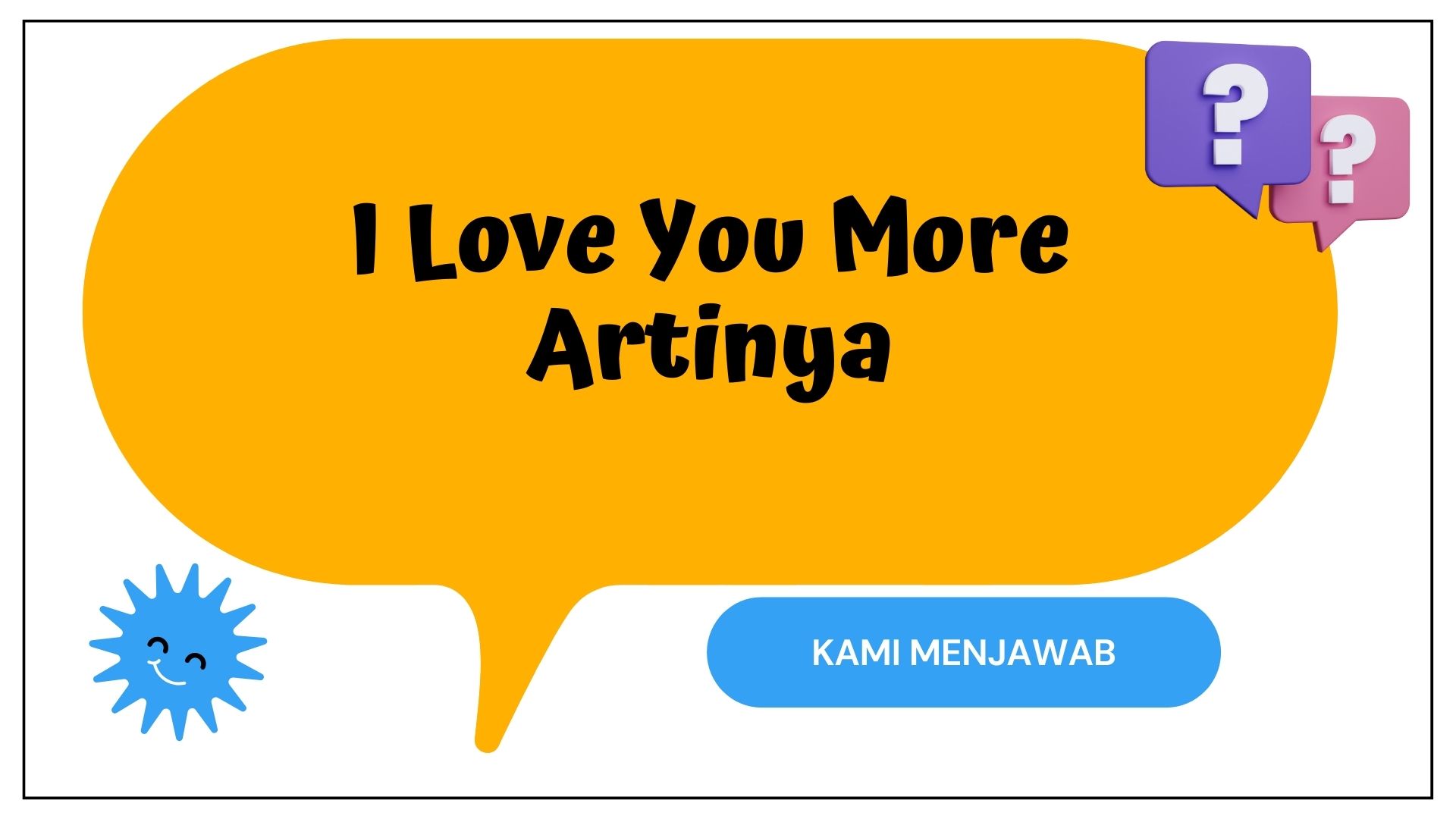 I Love You More Artinya