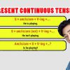 PRESENT CONTINUOUS TENSE