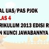 Soal UAS Pjok Kelas 4 Semester 1 Kurikulum 2013 Dan Kunci Jawaban