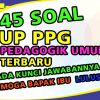 Soal UP PPG 2020 Pedagogik