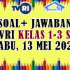 Soal Dan Kunci Jawaban Kelas 1-3 SD Hari Rabu 13 Mei 2020