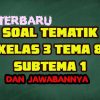 Soal Kelas 3 Tema 8 Subtema 1 Dan Jawabnnya Semester 2