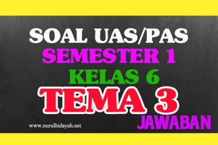 Soal UAS Tema 3 Kelas 6 Kurikulum 2013