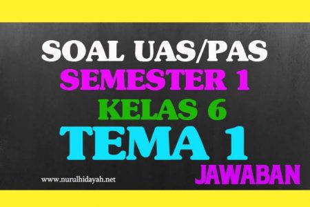 Soal UAS Tematik Kelas 6 Tema 1