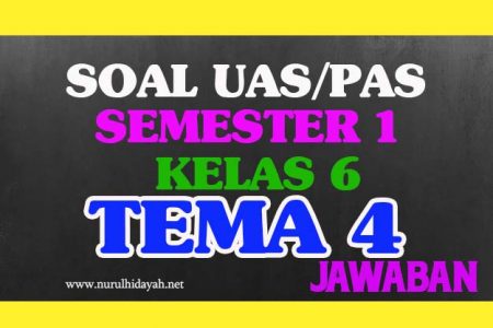 Soal UAS Tematik Kelas 6 Tema 4