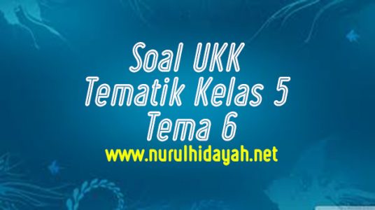 Soal UKK Tematik Kelas 5 Tema 6