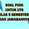 Soal UTS PJOK Kelas 5 Semester 2 Dan Kunci Jawaban