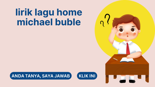 lirik lagu home michael buble