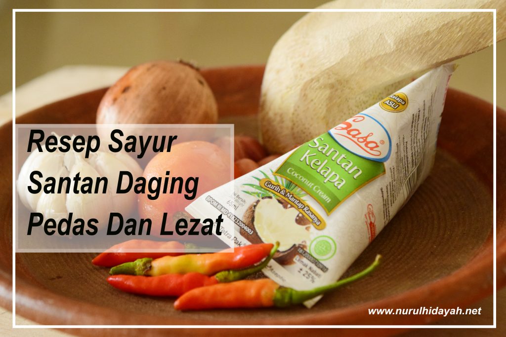 resep sayur santan daging pedas