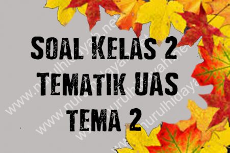 soal kelas 2 sd tematik tema 2